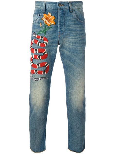 gucci snake trousers|gucci trousers prices.